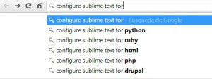 Configurar Sublime